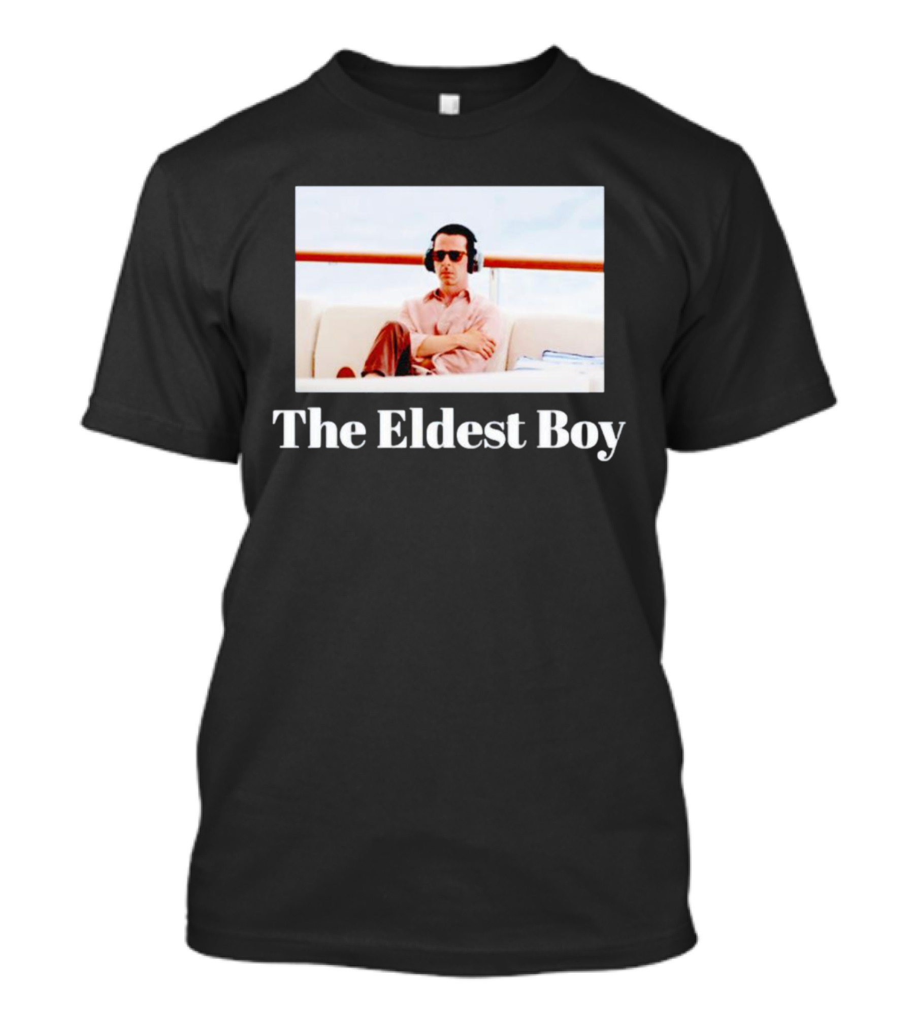 The Eldest Boy Headphones Sunglasses Relaxed Vibe T-Shirt
