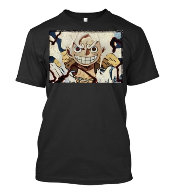 Max Holloway Gear 5 Luffy One Piece Anime Character T-Shirt