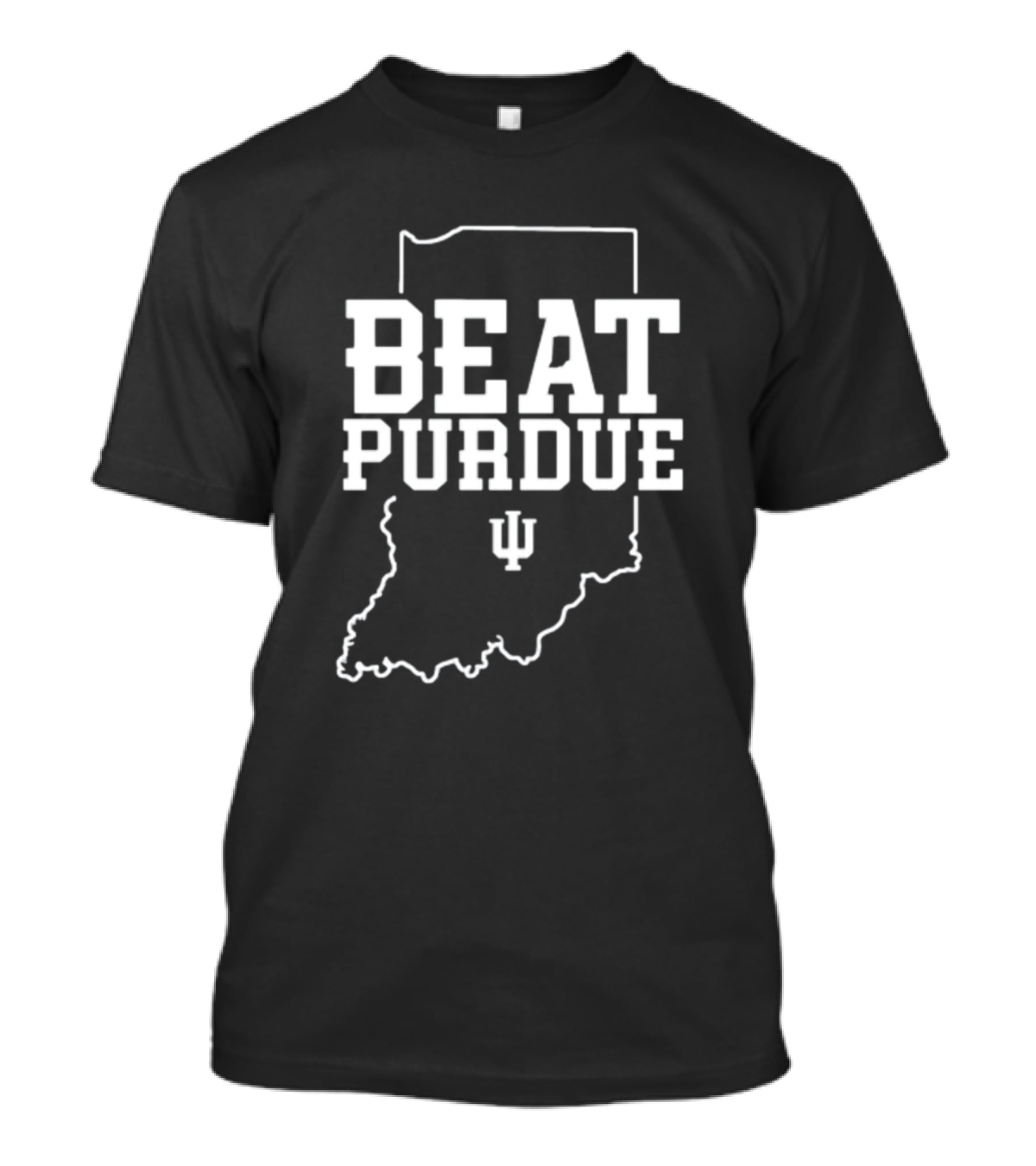 Jacob Mangum-Farrar Beat Purdue Indiana Outline IU T-Shirt