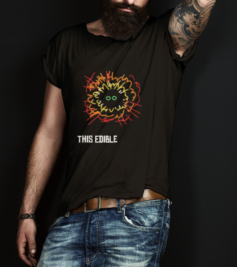 This Edible Explosion Black Cat Eyes T-Shirt