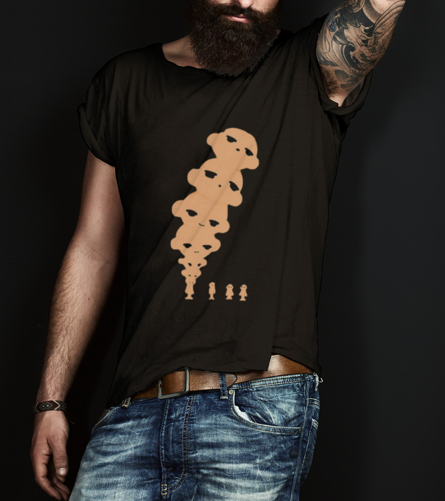 Impoppy Baby Head Gradient Faces T-Shirt