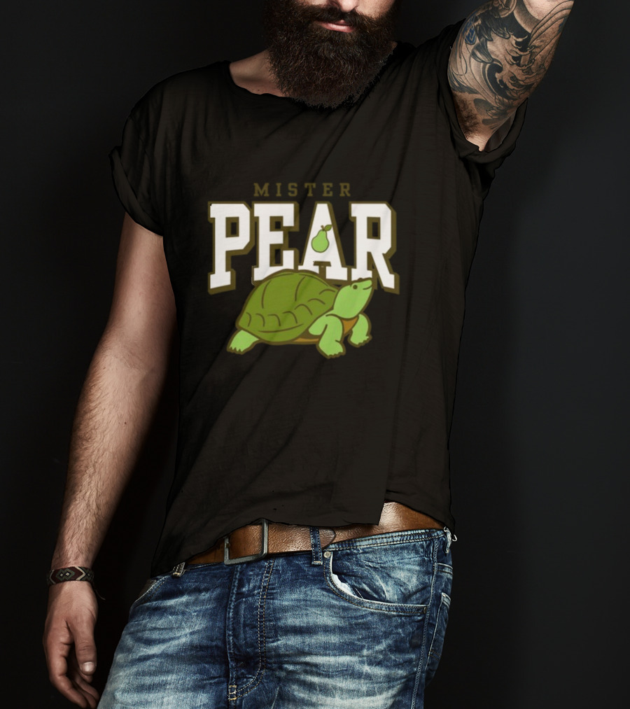 Mister Pear Turtle Varsity T-Shirt