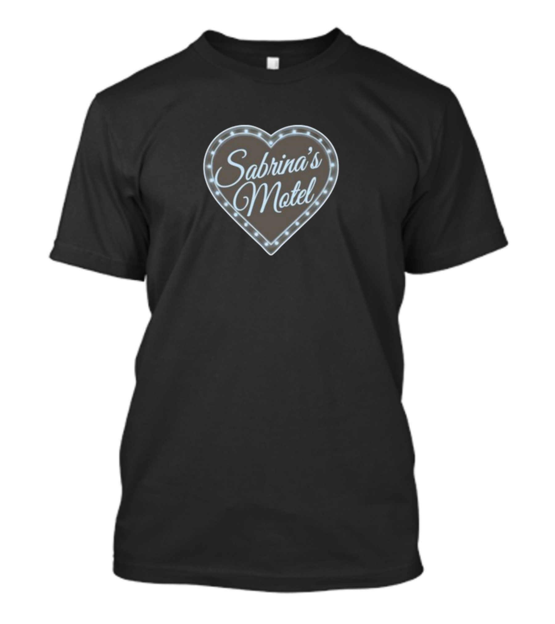 Sabrina's Motel Heart-Shaped Neon Sign T-Shirt