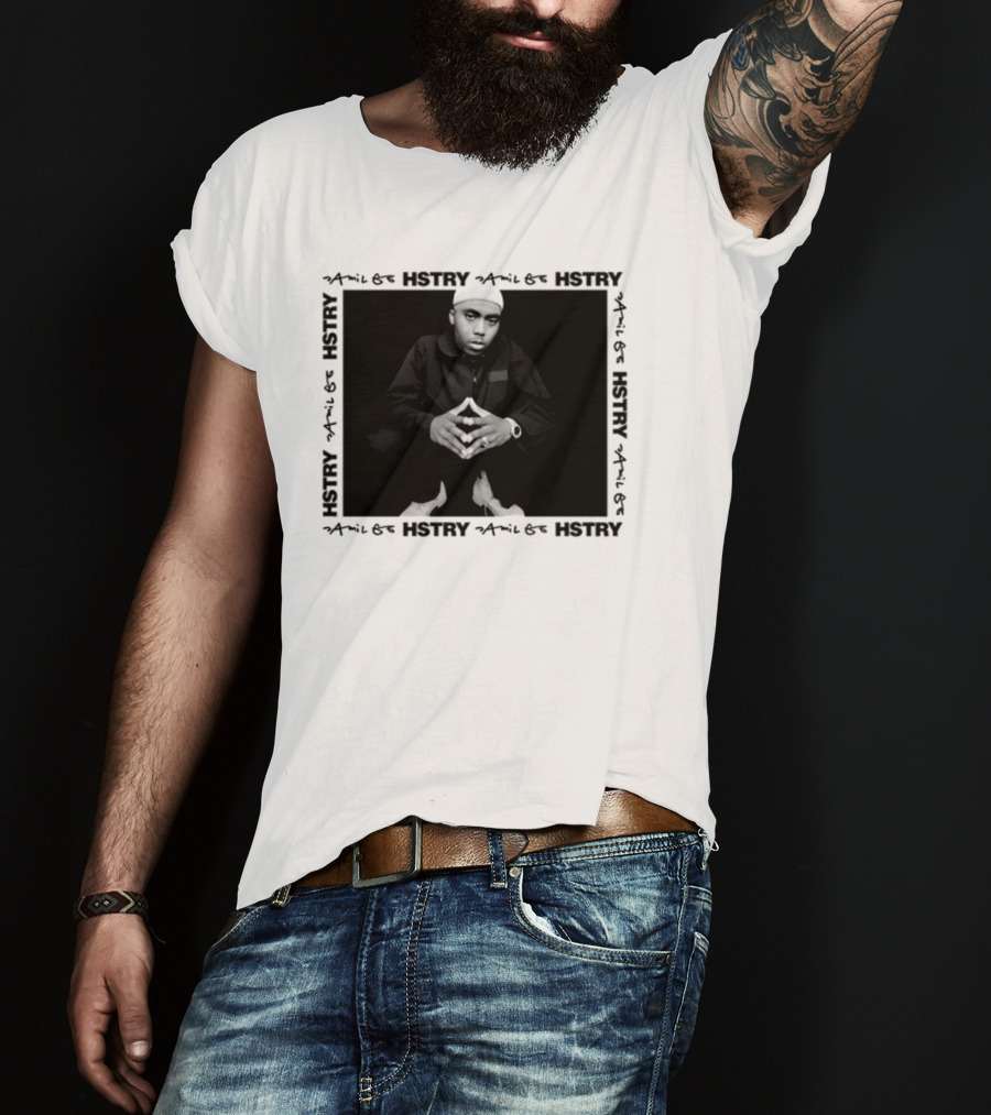 Hstry X Jamil Gs Hip Hop 50 Nas 90s Rap T-Shirt