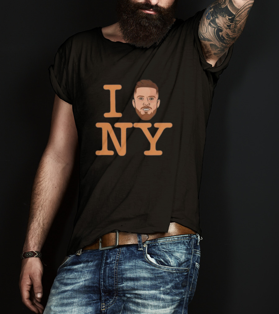 I Heart New York With Cartoon Face T-Shirt