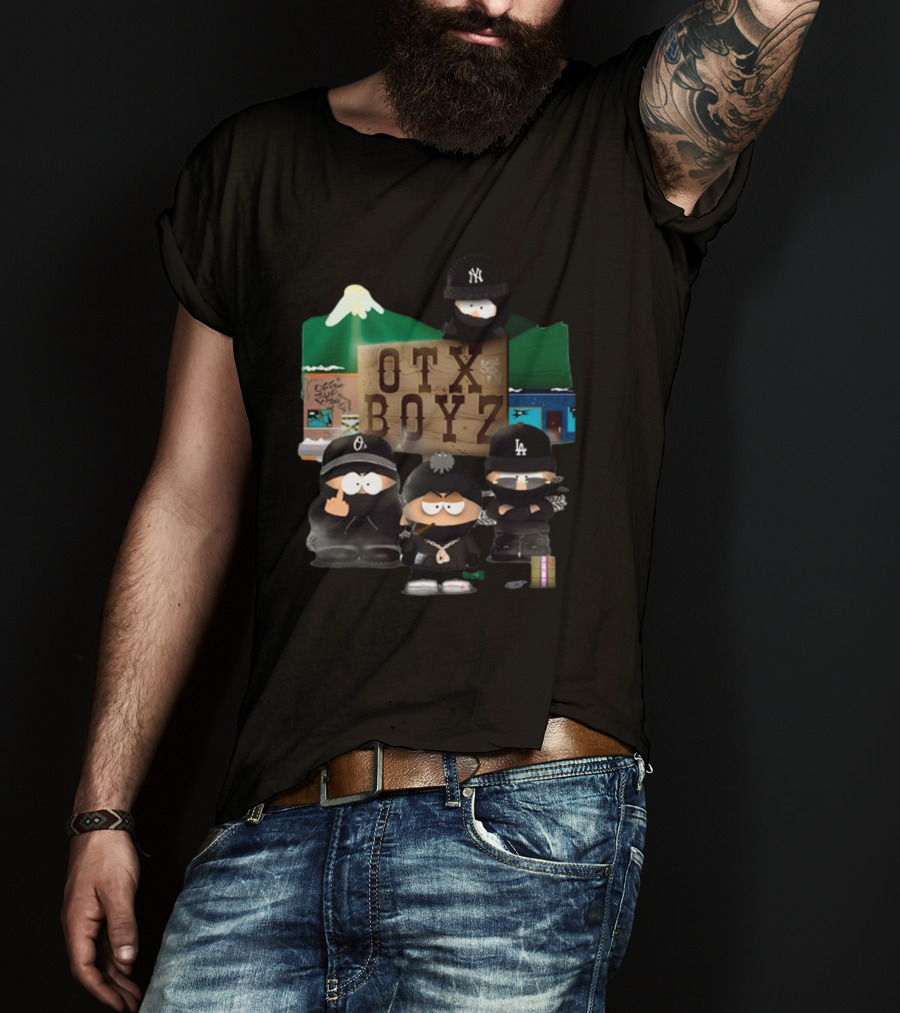 OTX Boyz South Park Parody Yankees Dodgers Mashup T-Shirt