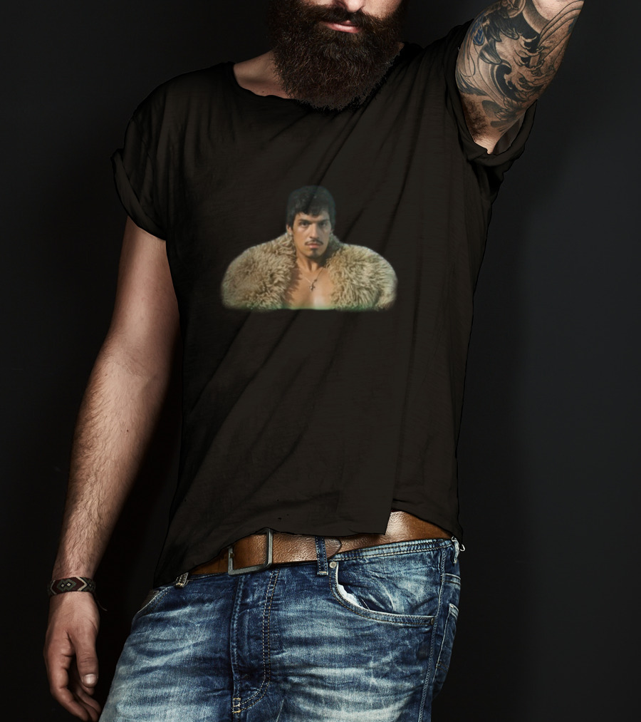 God Said No Iconic Fur Coat Character T-Shirt