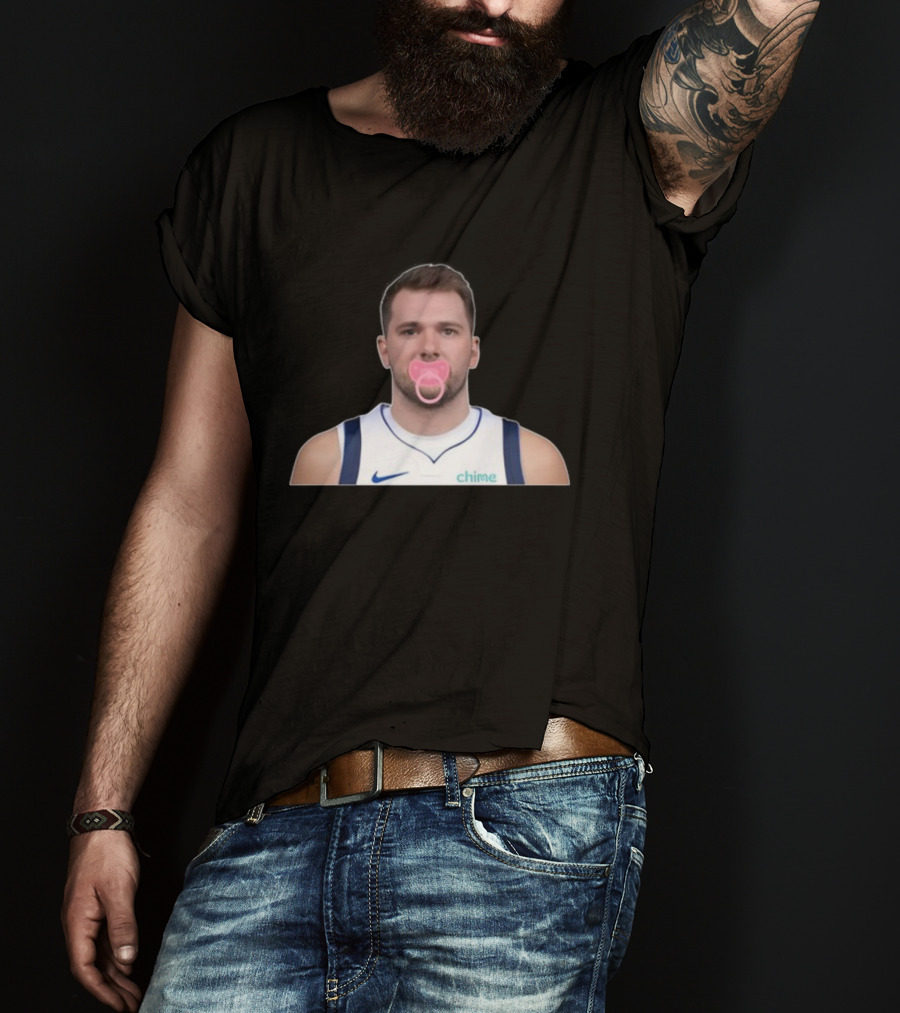 Luka Doncic Pacifier Chime Basketball T-Shirt