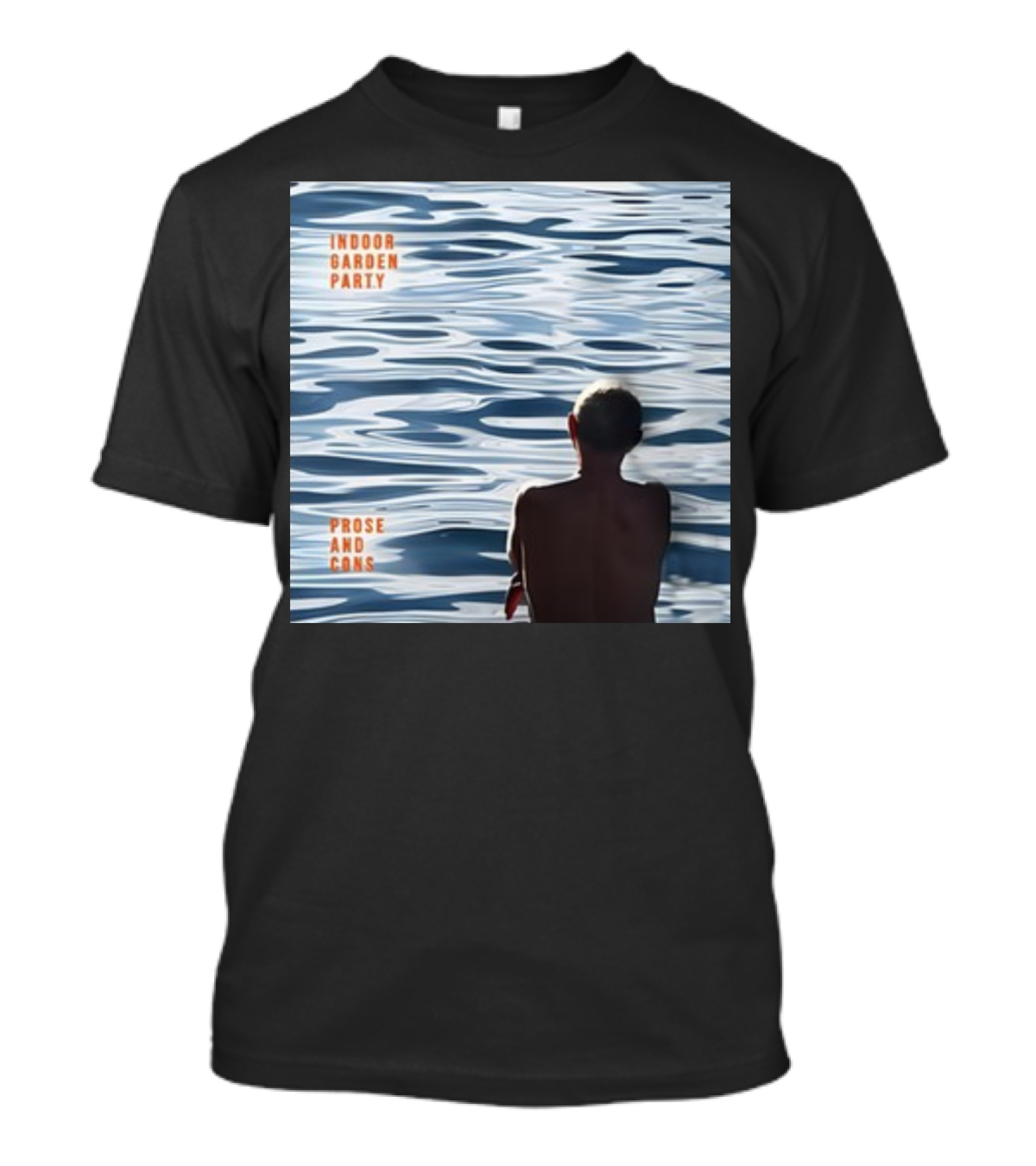 Russell Crowe Indoor Garden Party Prose And Cons Water Reflection T-Shirt