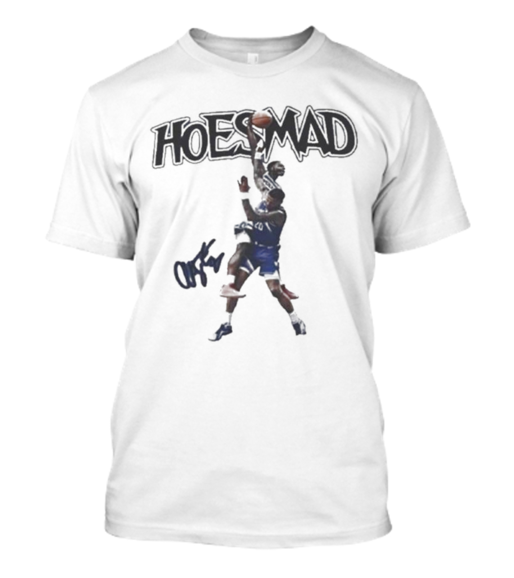 Hoes Mad Anthony Edwards Basketball Dunk T-Shirt