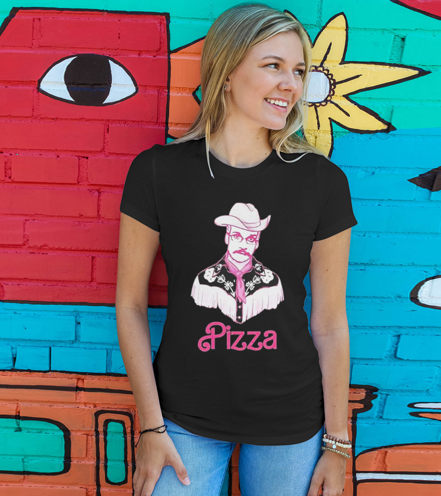 John Green He's Just Cowboy Pizza T-Shirt