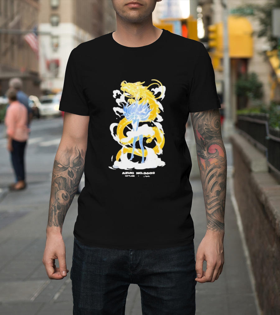 Azuki No 3602 Nxtlabs Girl and Dragon Fantasy T-Shirt