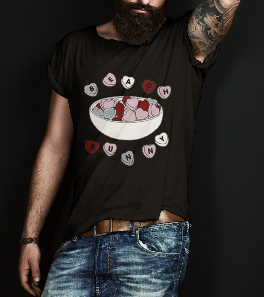 Beach Bunny Candy Heart Bowl T-Shirt
