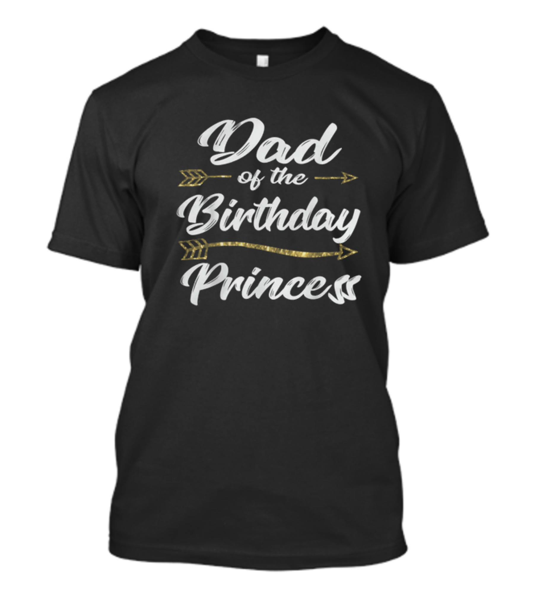 Dad Of The Birthday Princess Father Daddy Papa Men's T-Shirt