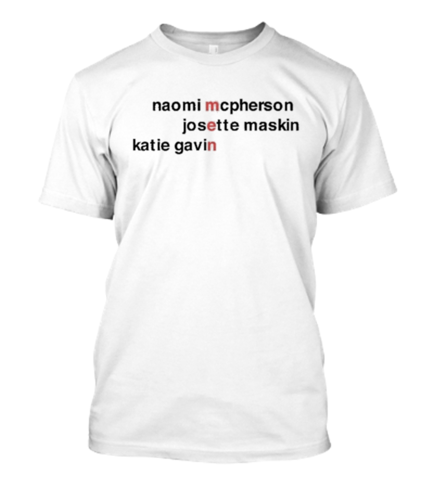 Naomi McPherson Josette Maskin Katie Gavin Muna Men T-Shirt