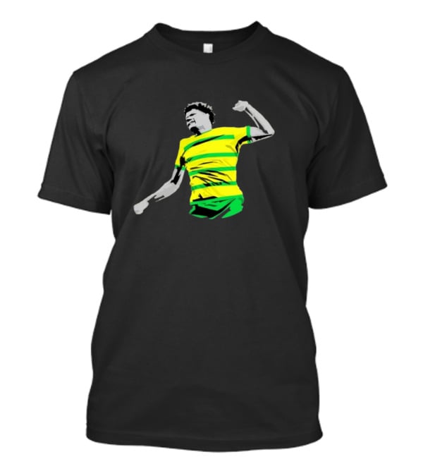 GS17 Gabriel Sara Norwich Football Celebration Iconic Stripes T-Shirt