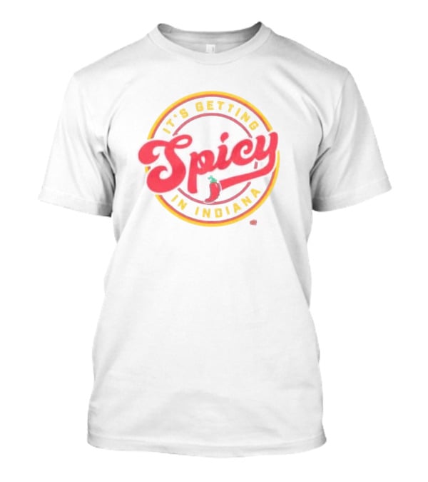 It’s Getting Spicy In Indiana Pepper Circle T-Shirt