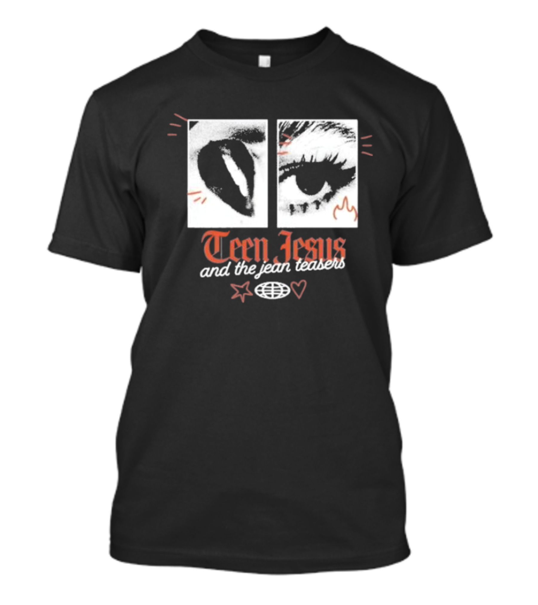 Teen Jesus And The Jean Teasers Old English Eye T-Shirt