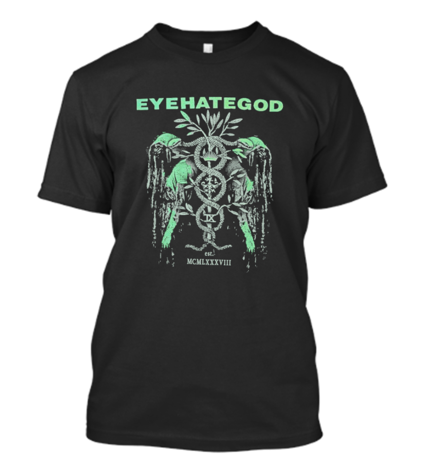 EYEHATEGOD Est MCMLXXXVIII Snakes And Symbols T-Shirt