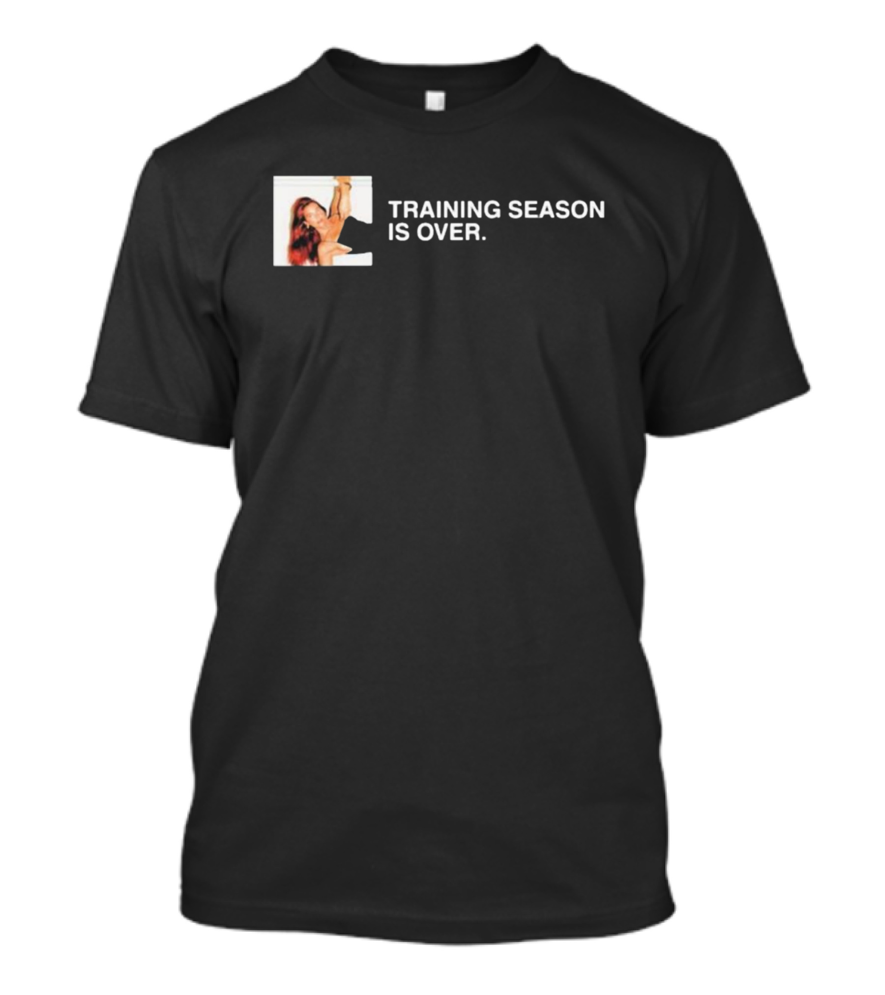 Training Season Is Over With Red Hair Woman Image T-Shirt