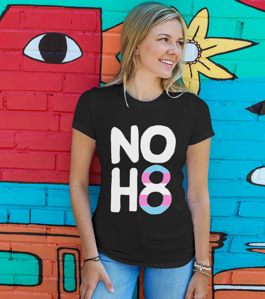 NO H8 Trans Pride Colors T-Shirt