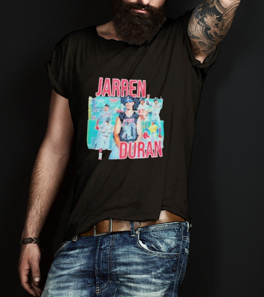 Jarren Duran Baseball Collage Sports T-Shirt