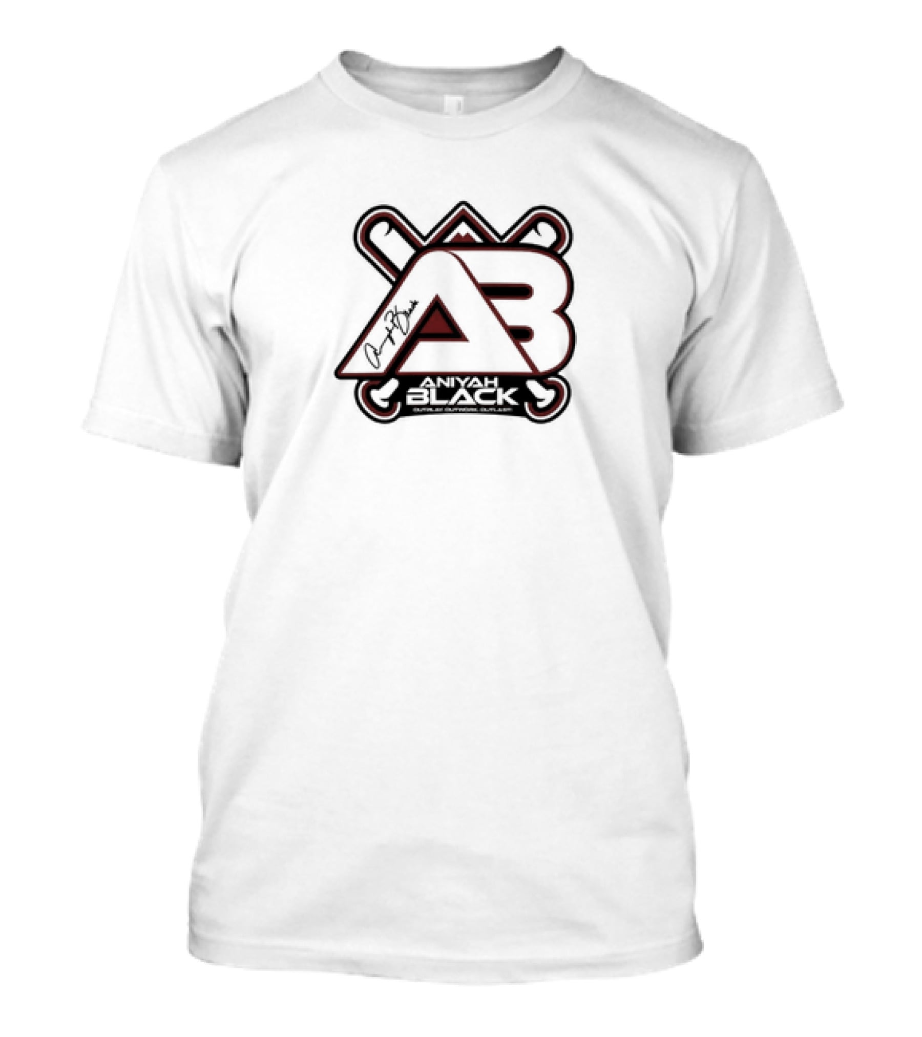 NIL Merch AB Hockey Sticks Aniyah Black T-Shirt