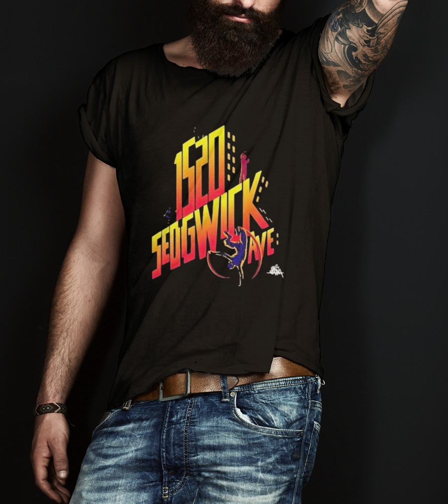 1520 Sedgwick Ave Hip Hop Beat Street T-Shirt