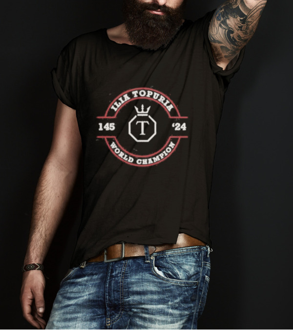 Ilia Topuria 145 World Champion T-Shirt