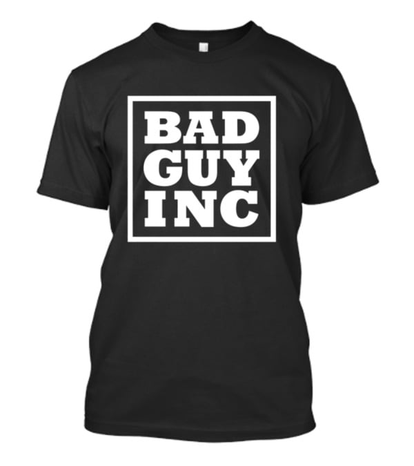 Bad Guy Inc Bold Square Logo Promotion T-Shirt