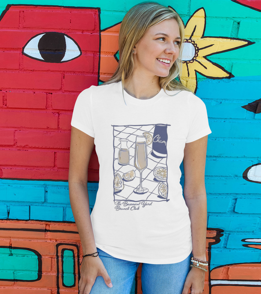 The Basement Yard Brunch Club Charm Mimosa T-Shirt