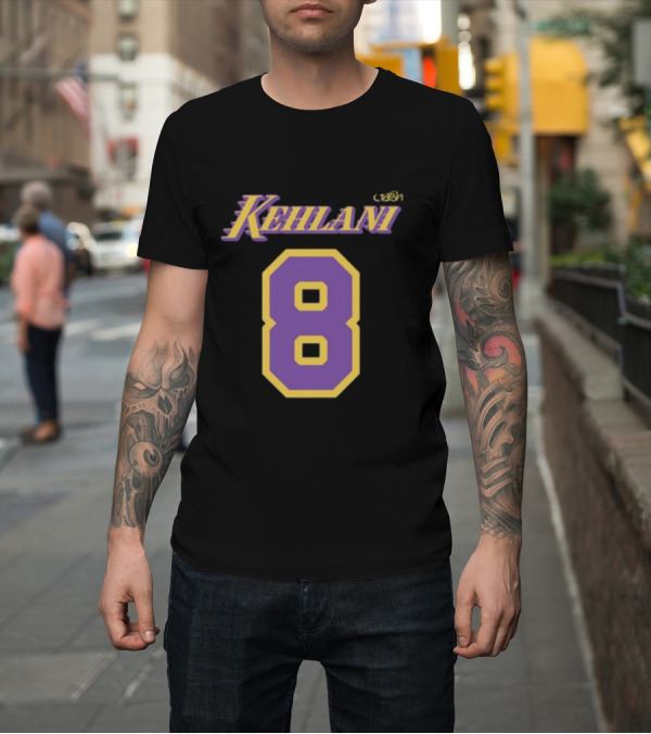 Shirt: Kehlanistore Kehlani Purple Yellow Number 8 T-Shirt Kehlanistore Kehlani Purple Yellow Number 8 T-Shirt