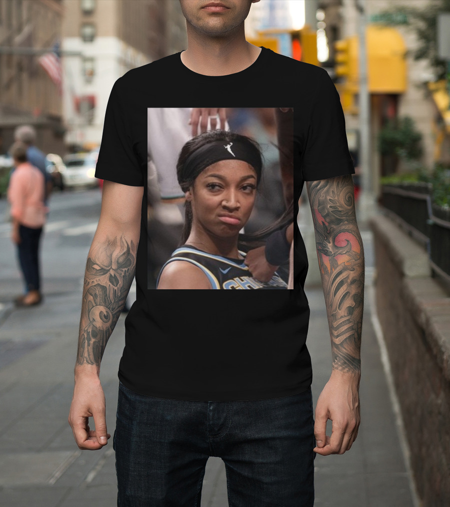 Natalie Esquire Angel Reese I’M A Dawg You Can’T Teach That Basketball Headband T-Shirt