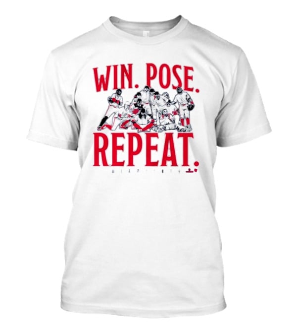Minnesota Baseball Win Pose Repeat Team T-Shirt