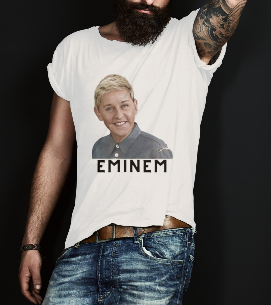 Eminem Ellen Degeneres Face Mashup T-Shirt