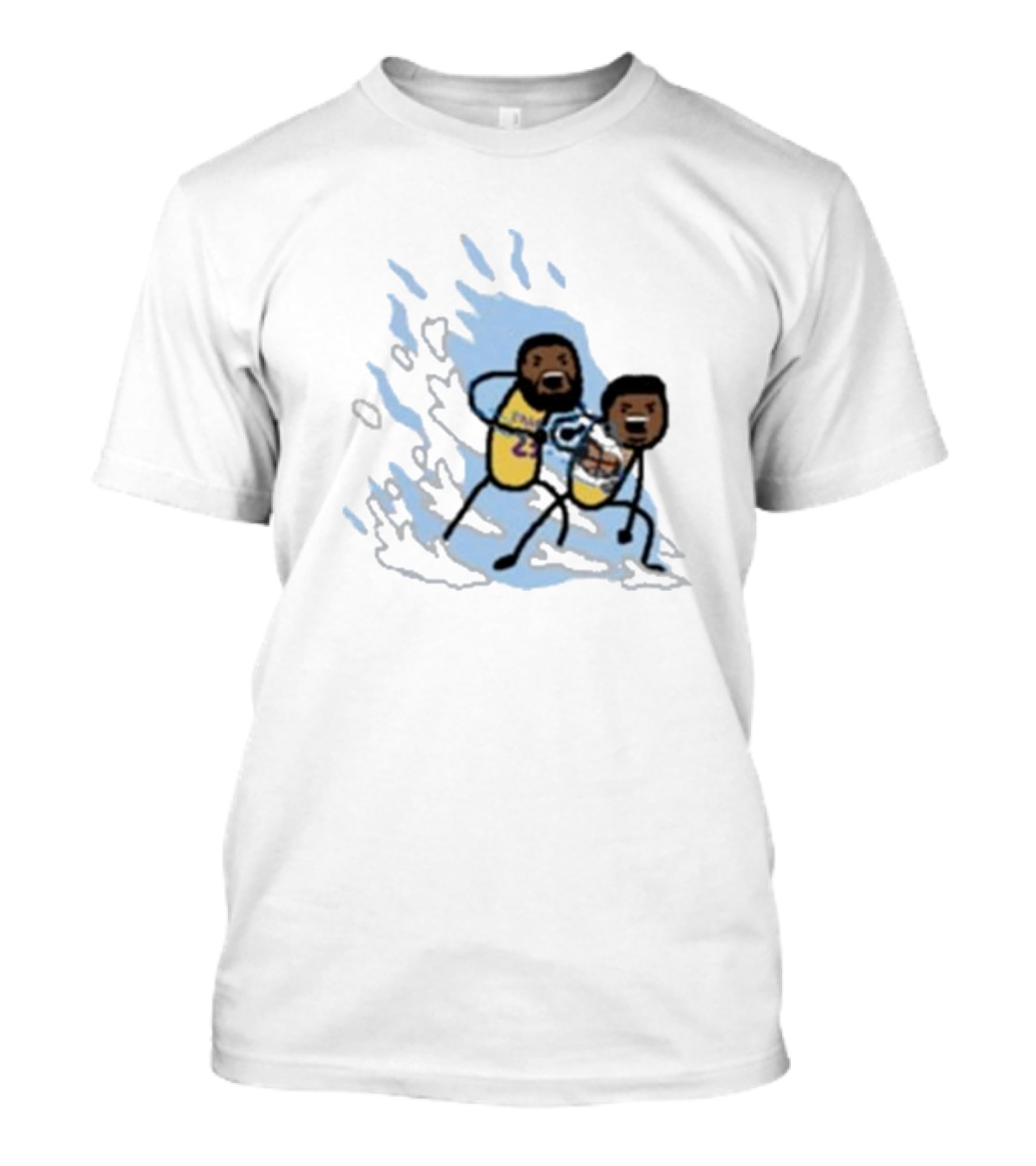 Father And Son Kamehameha Lakers Basketball Fusion T-Shirt
