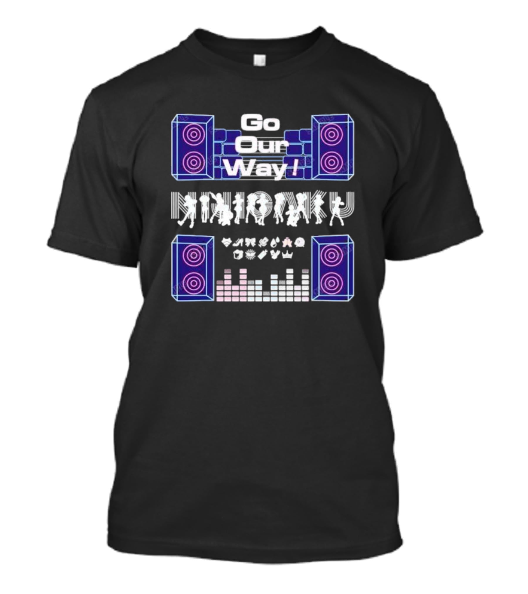 Love Live Nijigasaki Academy School Idol Club Go Our Way Speaker Silhouettes And Symbols T-Shirt