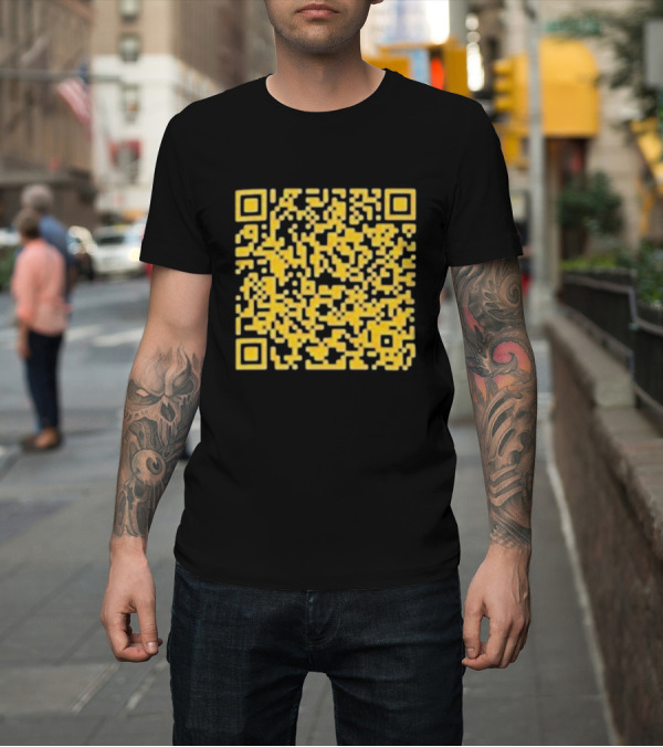 Shirt: 30-24 QR Code Blue By Ninety Grab Our T-Shirt 30-24 QR Code Blue By Ninety Grab Our T-Shirt