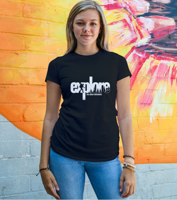 Explore The Great Outdoors Climbing Adventure T-Shirt