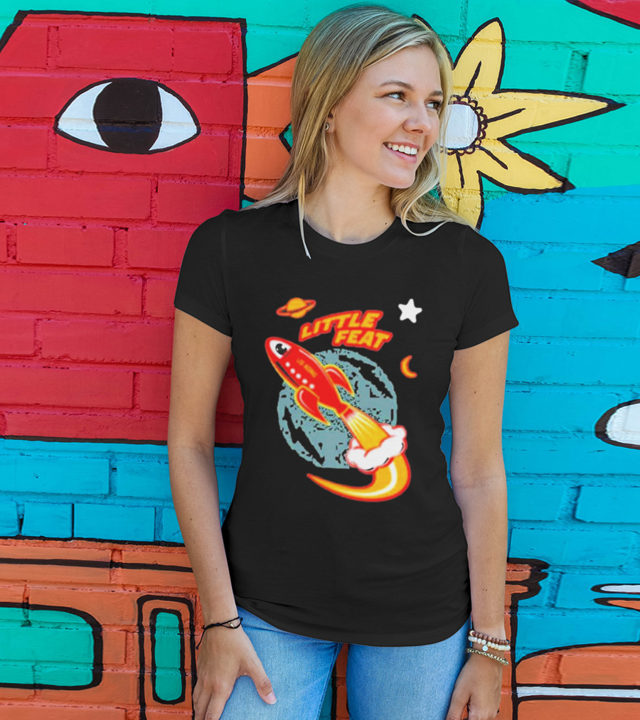Little Feat Rocketship Planetary Adventure T-Shirt