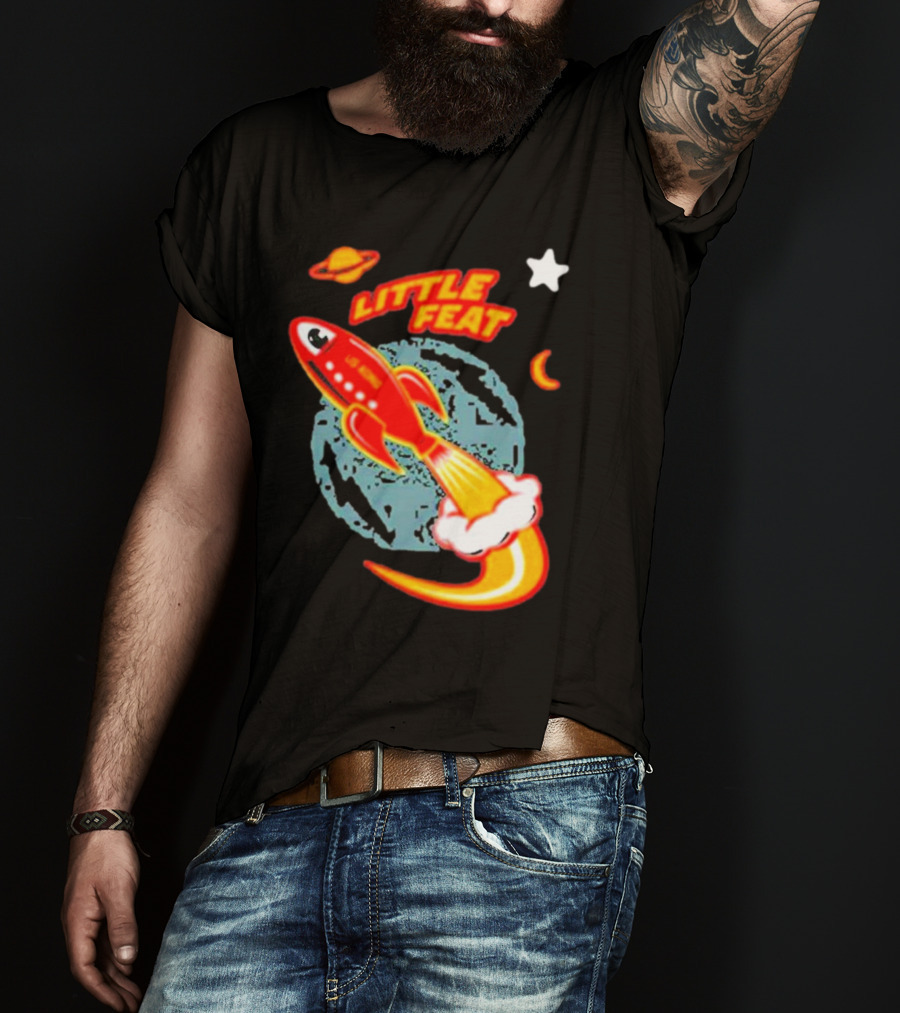 Little Feat Rocketship Planetary Adventure T-Shirt