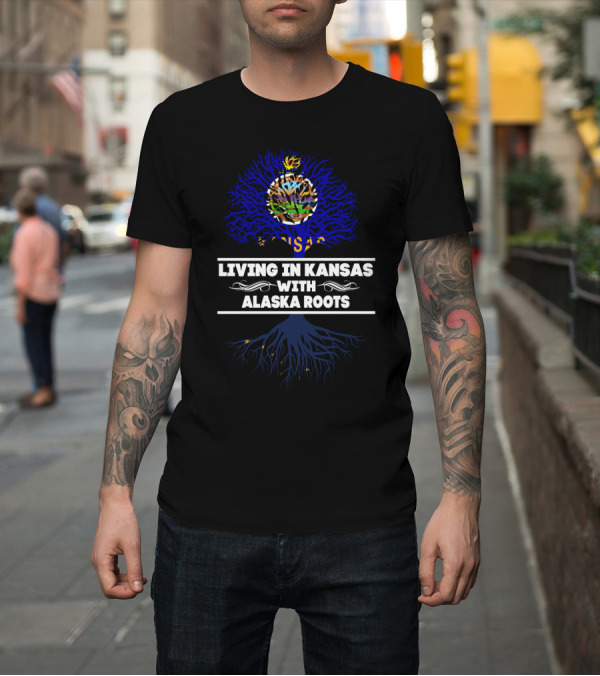 Shirt: Kansas Life with Deep Alaska Heritage Symbolism T-Shirt Kansas Life with Deep Alaska Heritage Symbolism T-Shirt