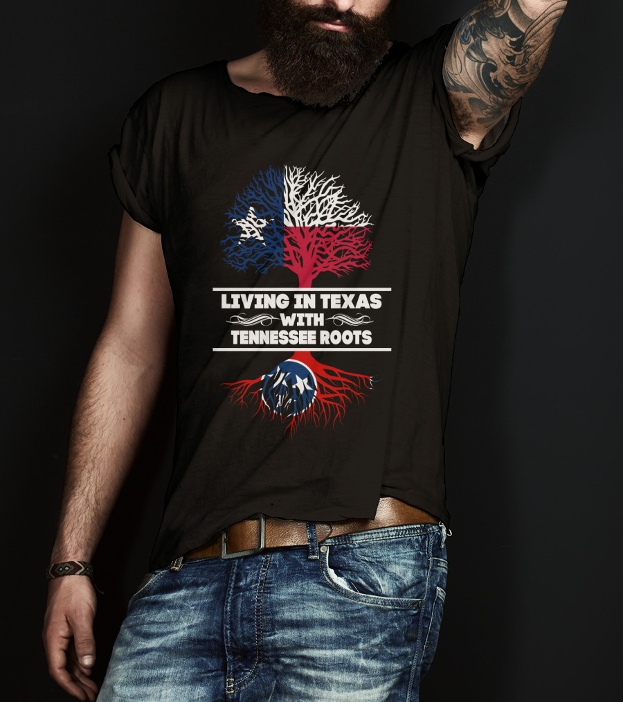 Texas Pride And Tennessee Heritage: Blending Lone Star State With Deep-rooted Volunteer Spirit T-Shirt