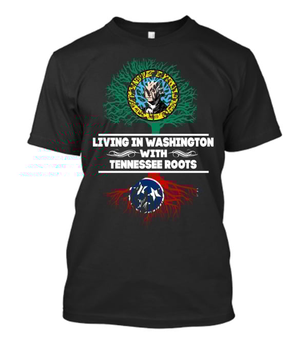 Sturgis Buffalo Chip 1989 Biker Design Living In Washington With Tennessee Roots And Tree T-Shirt