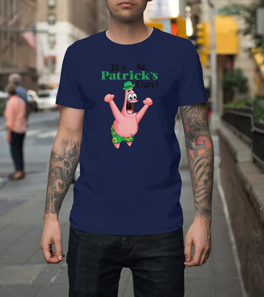 It's St. Patrick's Day Funny Patrick Character T-Shirt
