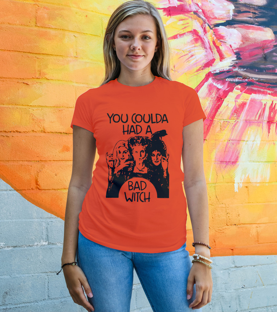 Hocus Pocus You Coulda Had A Bad Witch Sanderson Sisters Halloween Magic T-Shirt