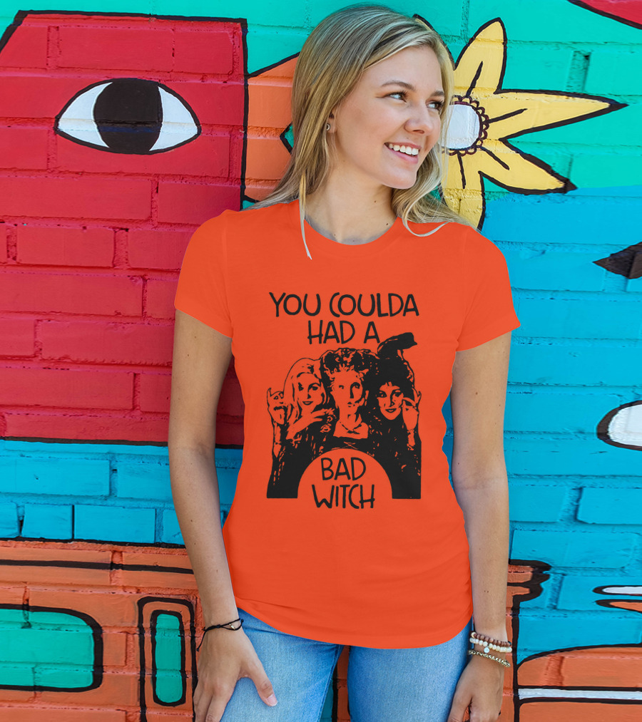 Hocus Pocus You Coulda Had A Bad Witch Sanderson Sisters Halloween Magic T-Shirt