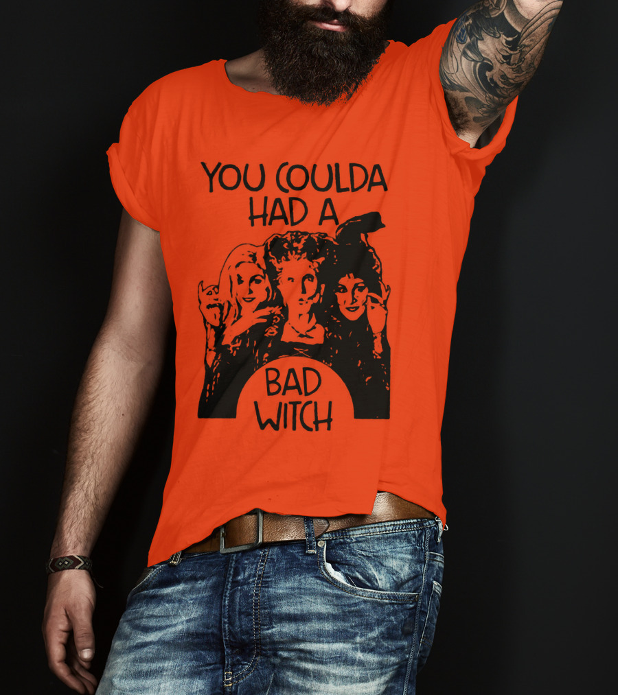 Hocus Pocus You Coulda Had A Bad Witch Sanderson Sisters Halloween Magic T-Shirt