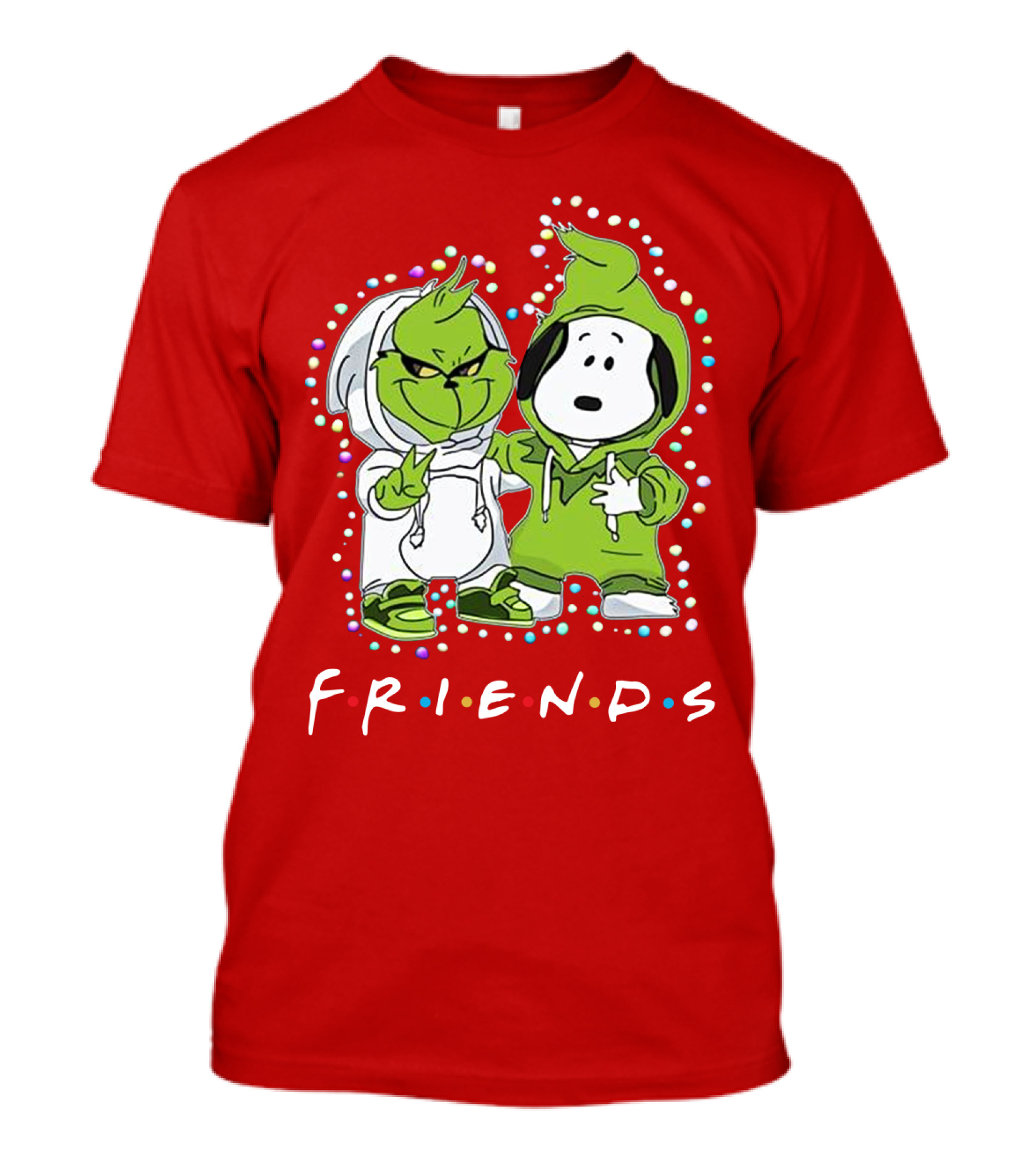 Baby Snoopy And Grinch Friends TV Show Hoodie Characters T-Shirt