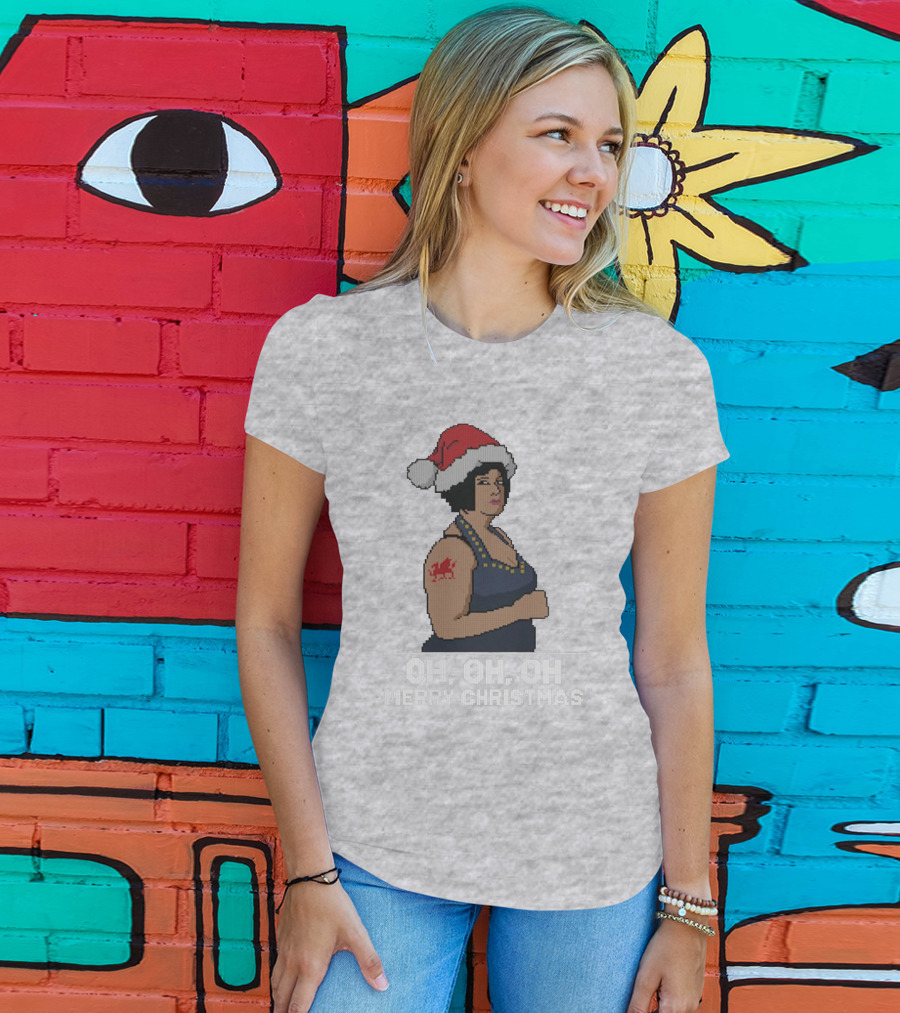 Nessa Oh Oh Oh Merry Christmas Santa Hat Jumper T-Shirt